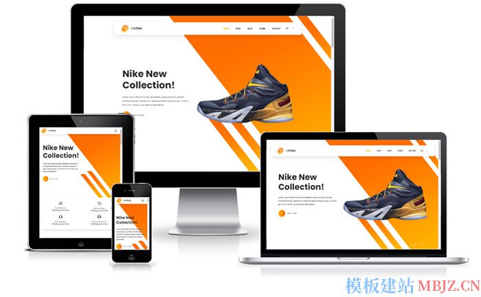 鞋类运动鞋商品展示网站HTML响应式